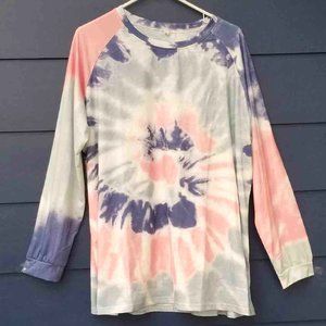 Tie Dye Printed T-shirt, Plus Size - NEW